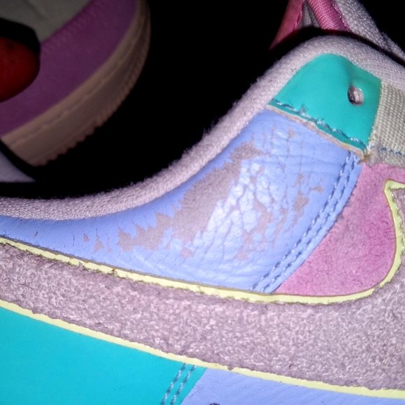 NIKE -AIRFORCE 1 LOW SPRING PATCH WORK SHOES - Picture 5 of 7